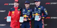 Charles Leclerc, Sergio Perez, Max Verstappen