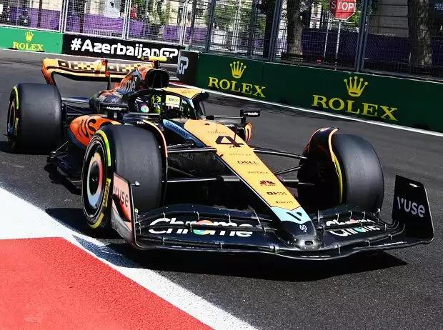Lando Norris beim Formel-1-Rennen in Baku Titel-Bild zur News: Lando Norris beim Formel-1-Rennen in Baku