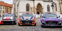 WRC-Autos von Toyota, Hyundai, M-Sport-Ford (Foto: 2022)