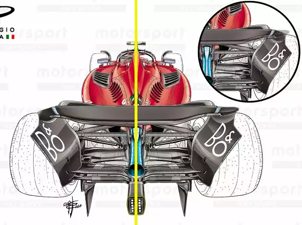 Ferrari-Heckflügel Titel-Bild zur News: Ferrari-Heckflügel