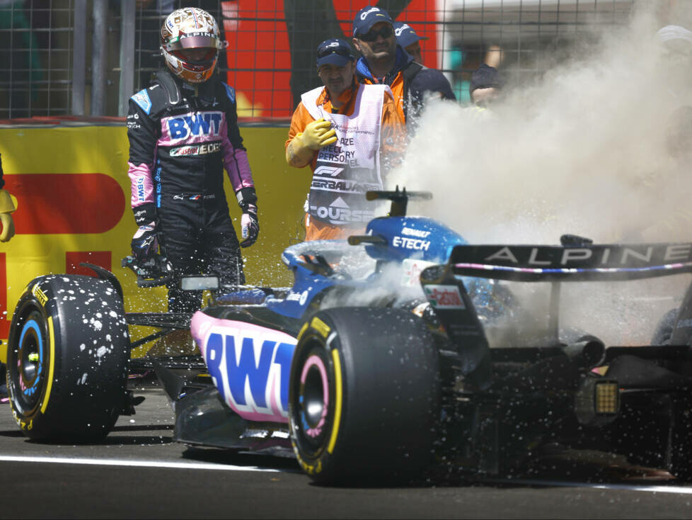 Pierre Gasly (Alpine A523) im Training zum Formel-1-Rennen in Baku 2023