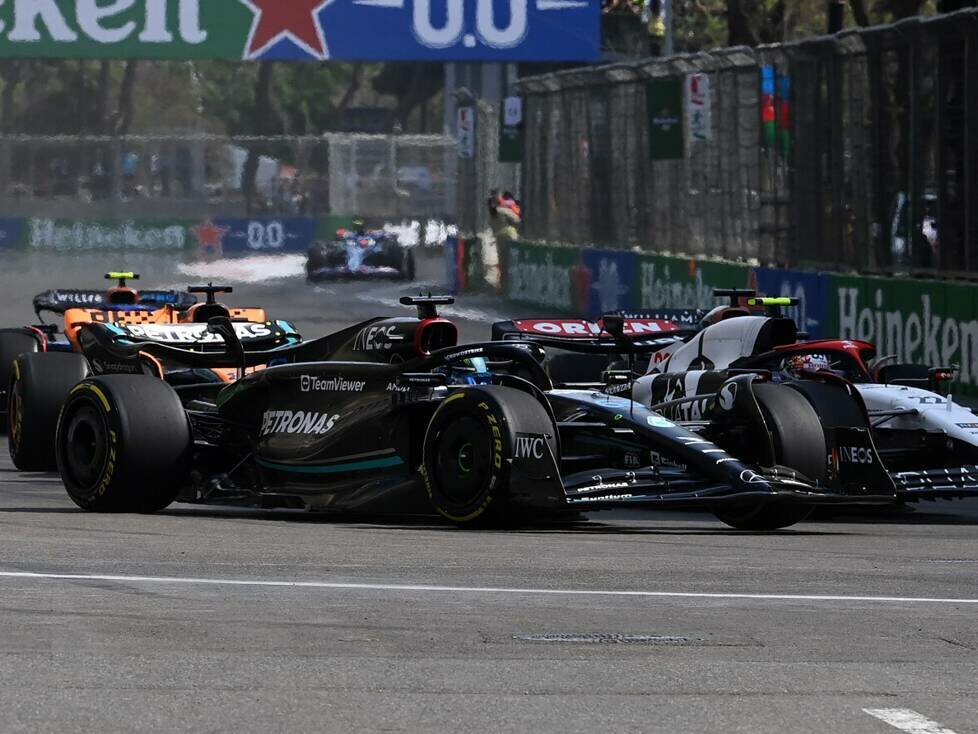 George Russell, Oscar Piastri, Valtteri Bottas, Yuki Tsunoda