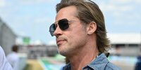 Brad Pitt vor dem Formel-1-Rennen in Austin 2022
