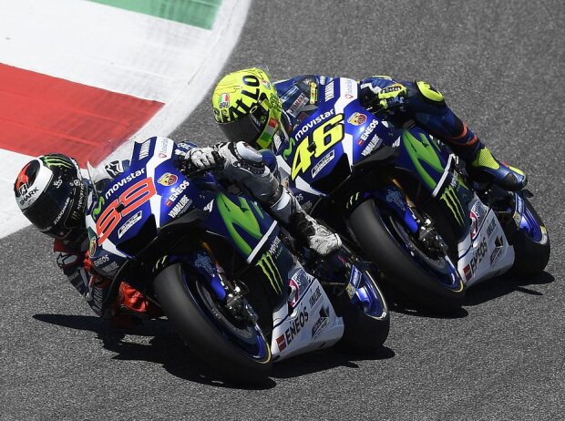 Jorge Lorenzo, Valentino Rossi