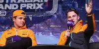 Bild zum Inhalt: Norris lobt jungen Teamkollegen: "Piastri pusht mich mehr als Ricciardo"