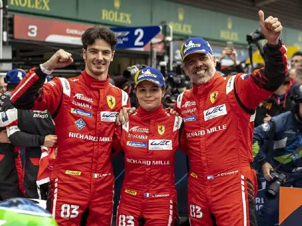 Titel-Bild zur News: Luis Perez Companc , Alessio Rovera, Lilou Wadoux