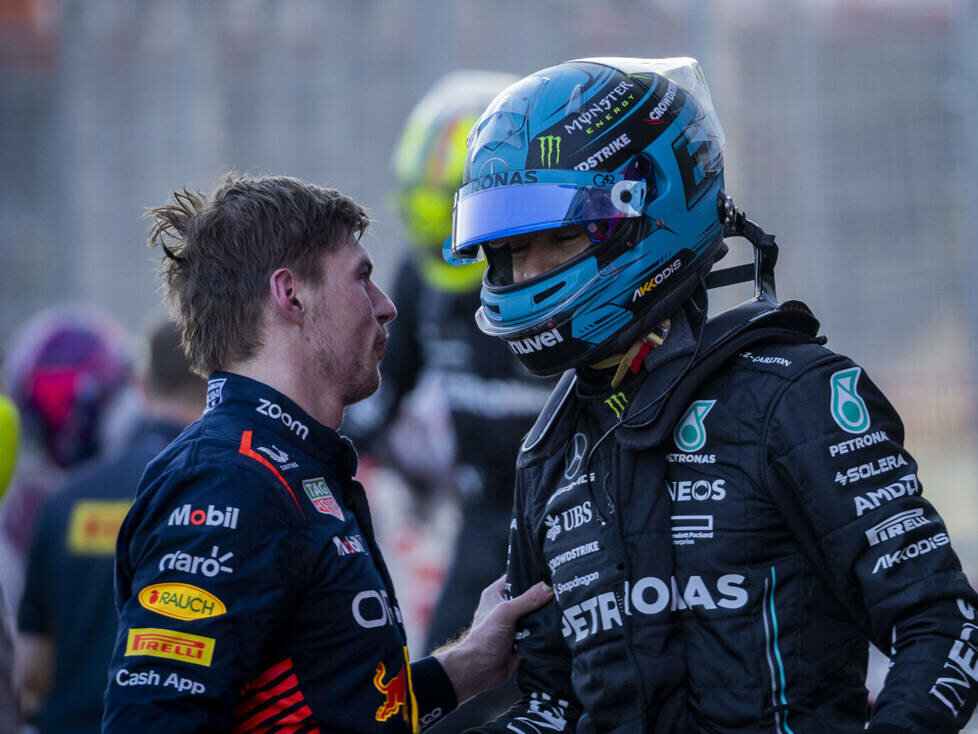 Max Verstappen, George Russell