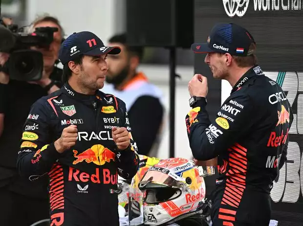 Sergio Perez, Max Verstappen Titel-Bild zur News: Sergio Perez, Max Verstappen
