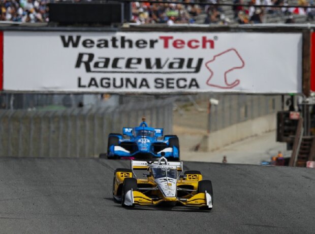 Titel-Bild zur News: IndyCar-Rennen in Laguna Seca in der Saison 2022