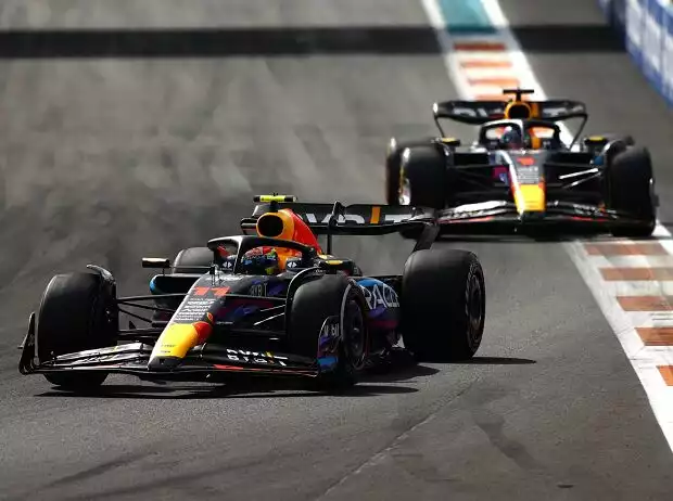 Sergio Perez hatte Max Verstappen in Miami nichts entgegenzusetzen Titel-Bild zur News: Sergio Perez hatte Max Verstappen in Miami nichts entgegenzusetzen