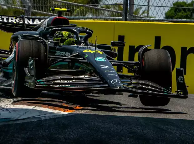 Lewis Hamilton im Mercedes W14 beim Miami-Grand-Prix 2023 Titel-Bild zur News: Lewis Hamilton im Mercedes W14 beim Miami-Grand-Prix 2023