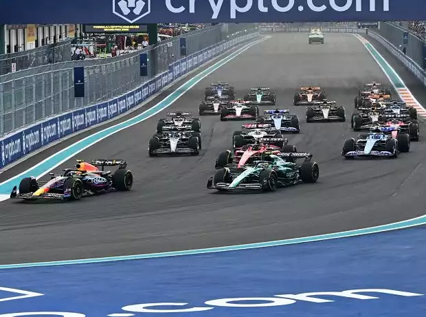 Die Startphase beim Miami-Grand-Prix der Formel 1 2023 Titel-Bild zur News: Die Startphase beim Miami-Grand-Prix der Formel 1 2023