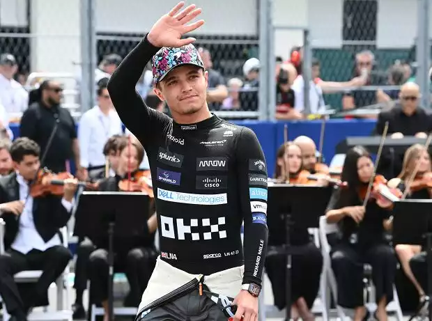Lando Norris (McLaren) vor dem Formel-1-Rennen in Miami 2023 Titel-Bild zur News: Lando Norris (McLaren) vor dem Formel-1-Rennen in Miami 2023