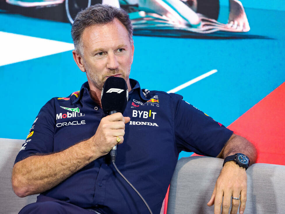 Christian Horner (Red Bull) vor dem Formel-1-Rennen in Miami 2023