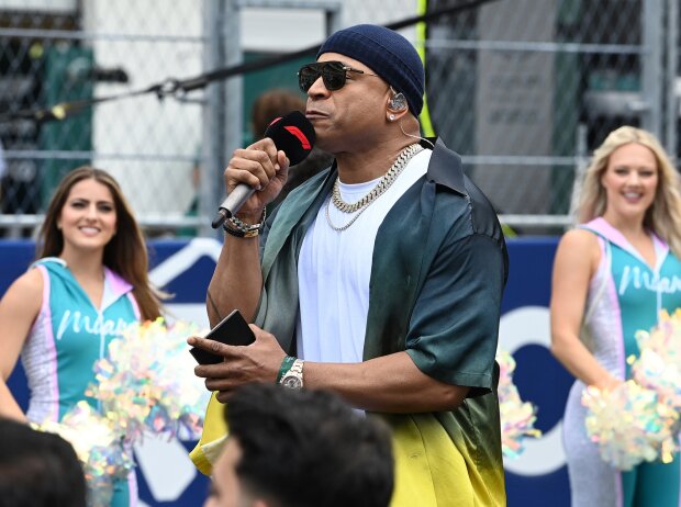 LL COol J vor dem Formel-1-Rennen in Miami 2023