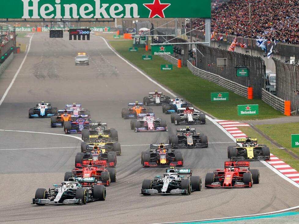 Lewis Hamilton, Valtteri Bottas, Sebastian Vettel, Charles Leclerc