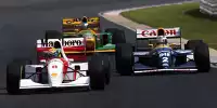 Formel 1 1993: Ayrton Senna im McLaren, Michael Schumacher im Benetton, Alain Prost im Williams