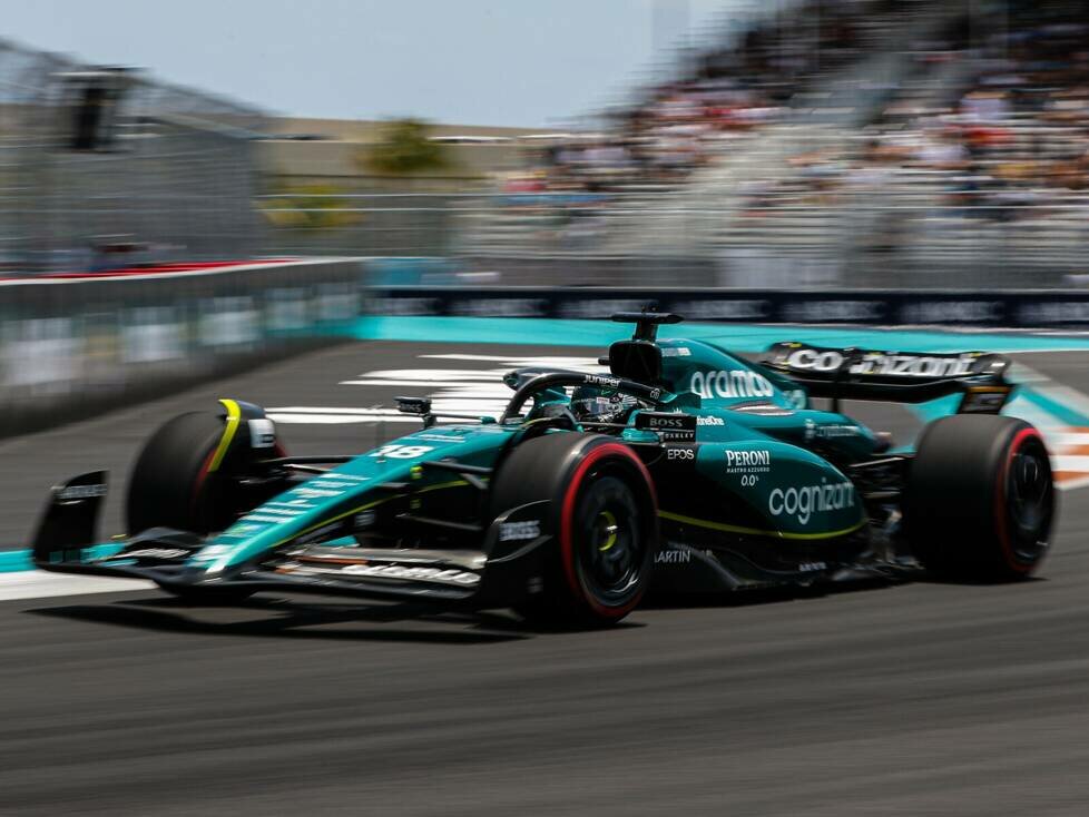 Lance Stroll im Aston Martin AMR23 beim Miami-Grand-Prix 2023