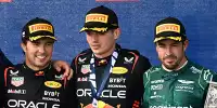 Sergio Perez, Max Verstappen, Fernando Alonso