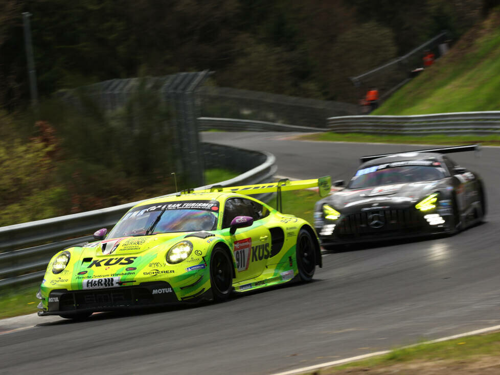 Manthey-EMA-Porsche #911 auf der Nürburgring-Nordschleife