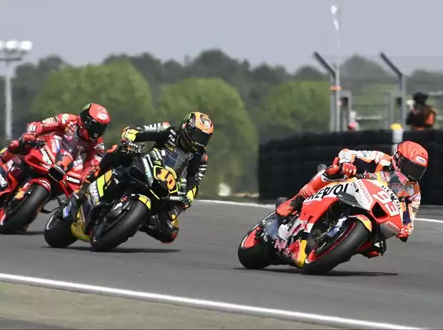 Marc Marquez, Luca Marini, Francesco Bagnaia Titel-Bild zur News: Marc Marquez, Luca Marini, Francesco Bagnaia