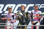 Marco Bezzecchi (VR46), Jorge Martin (Pramac) und Johann Zarco (Pramac) 