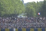 Fans in Le Mans