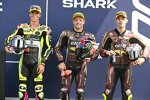Sam Lowes (Marc VDS), Alonso Lopez (Speed Up) und Tony Arbolino (Marc VDS) 