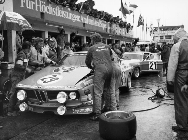 24h-Sieger 1973: Niki Lauda und Hans-Peter Joisten im Jägermeister-BMW 3.3 CSL