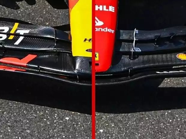 Foto-Vergleich zwischen Red Bull RB19 und Ferrari SF-23 in der Formel-1-Saison 2023 Titel-Bild zur News: Foto-Vergleich zwischen Red Bull RB19 und Ferrari SF-23 in der Formel-1-Saison 2023