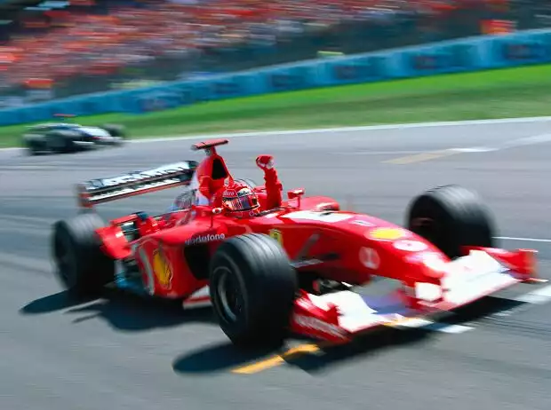 Michael Schumacher, Ferrari F2002 Titel-Bild zur News: Michael Schumacher, Ferrari F2002