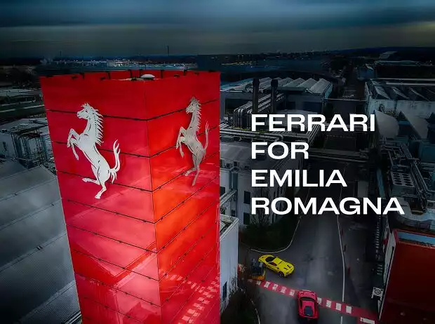 Ferrari spendet eine Million Euro für Emilia-Romagna Titel-Bild zur News: Ferrari spendet eine Million Euro für Emilia-Romagna