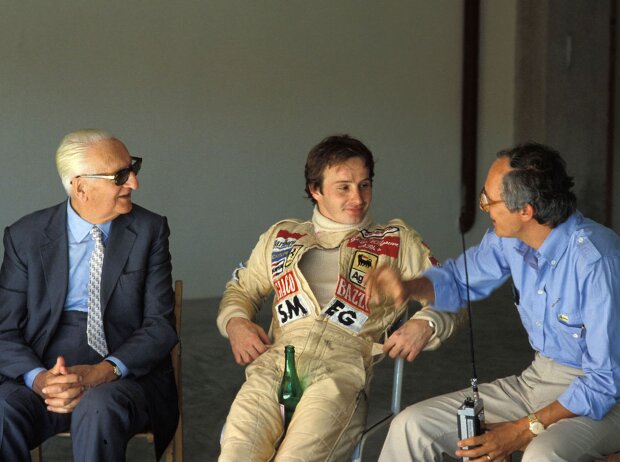 Enzo Ferrari, Gilles Villeneuve, Roberto Nosetto Enzo Ferrari, Gilles Villeneuve, Roberto Nosetto