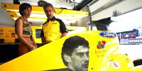 Eddie Jordan im Gespräch mit Viviane Senna
