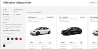 Tesla Model 3: Neue Version im französischen Shop für verfügbare Fahrzeuge