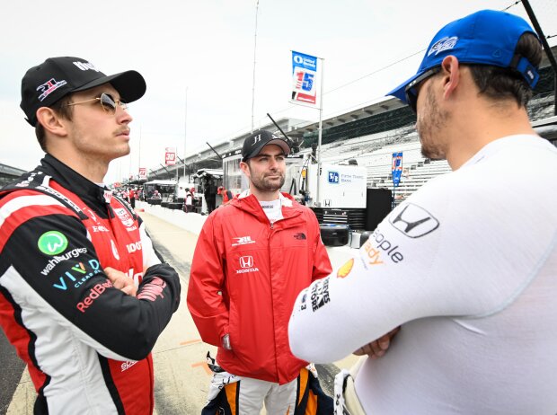 Christian Lundgaard, Jack Harvey, Graham Rahal