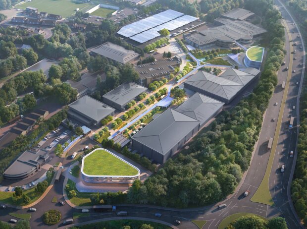 Geplante Mercedes-Fabrik in Brackley Geplante Mercedes-Fabrik in Brackley