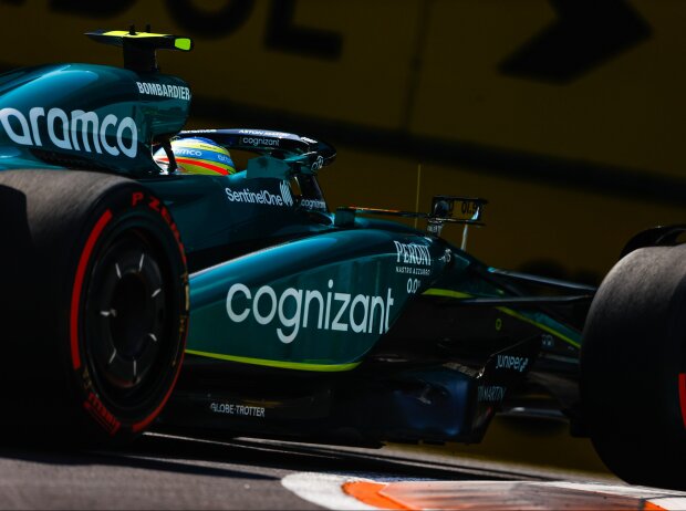 Titel-Bild zur News: Fernando Alonso (Aston Martin AMR23) beim Formel-1-Rennen von Miami 2023