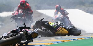 Nach Le-Mans-Unfall: Fraktur eines Mittelhandknochens bei Luca Marini