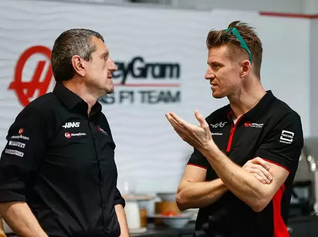 Titel-Bild zur News: Günther Steiner, Nico Hülkenberg