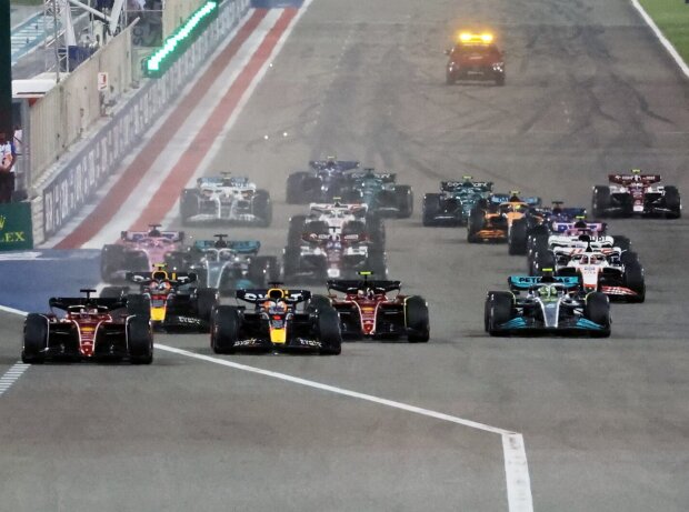 Charles Leclerc, Max Verstappen, Lewis Hamilton, Carlos Sainz, Sergio Perez
