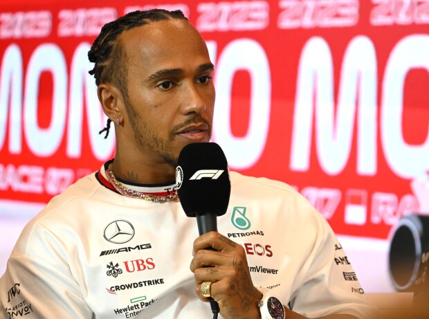 Titel-Bild zur News: Lewis Hamilton (Mercedes) vor dem Formel-1-Rennen in Monaco 2023
