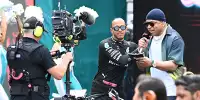 Lewis Hamilton bei der Pre-Race-Show vor dem Rennen in Miami 2023
