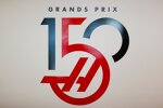 Haas-Logo zum 150. Grand Prix in der Formel 1