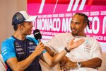 Alexander Albon (Williams) und Lewis Hamilton (Mercedes) 