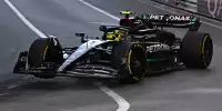 Lewis Hamilton im Mercedes W14 beim Freitagstraining der Formel 1 in Monaco 2023