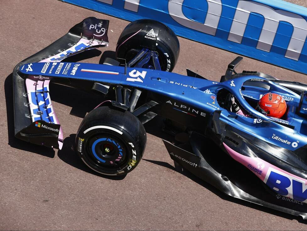 Esteban Ocon im Alpine A523 beim Formel-1-Rennen in Monaco 2023