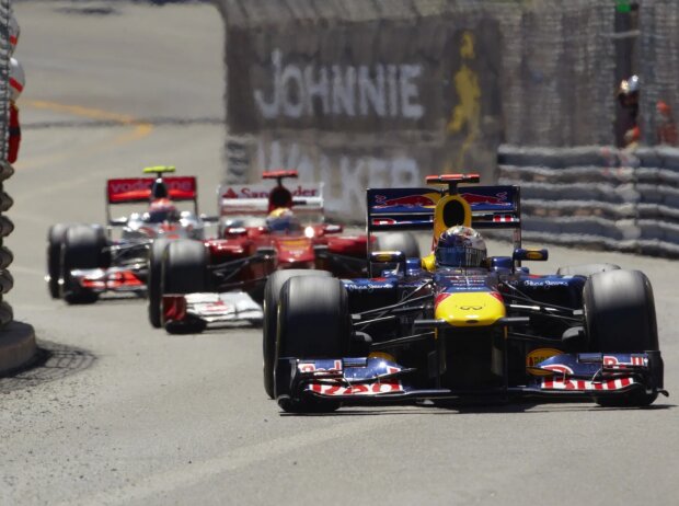 Sebastian Vettel, Fernando Alonso, Jenson Button