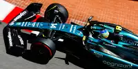 Fernando Alonso im Aston Martin AMR23 beim Formel-1-Qualifying in Monaco 2023