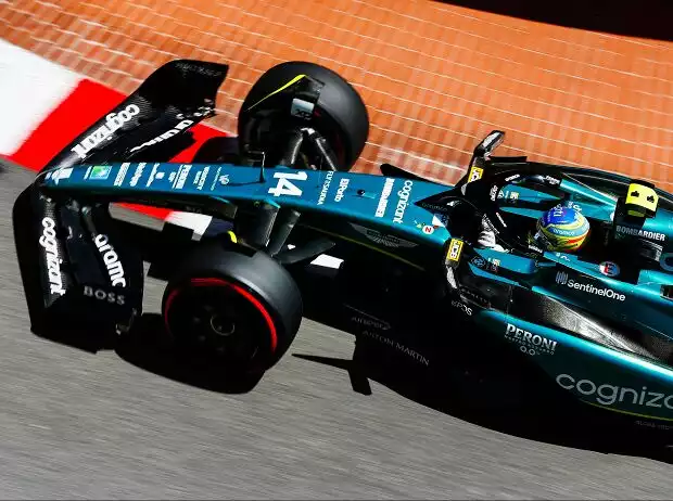 Fernando Alonso im Aston Martin AMR23 beim Formel-1-Qualifying in Monaco 2023 Titel-Bild zur News: Fernando Alonso im Aston Martin AMR23 beim Formel-1-Qualifying in Monaco 2023